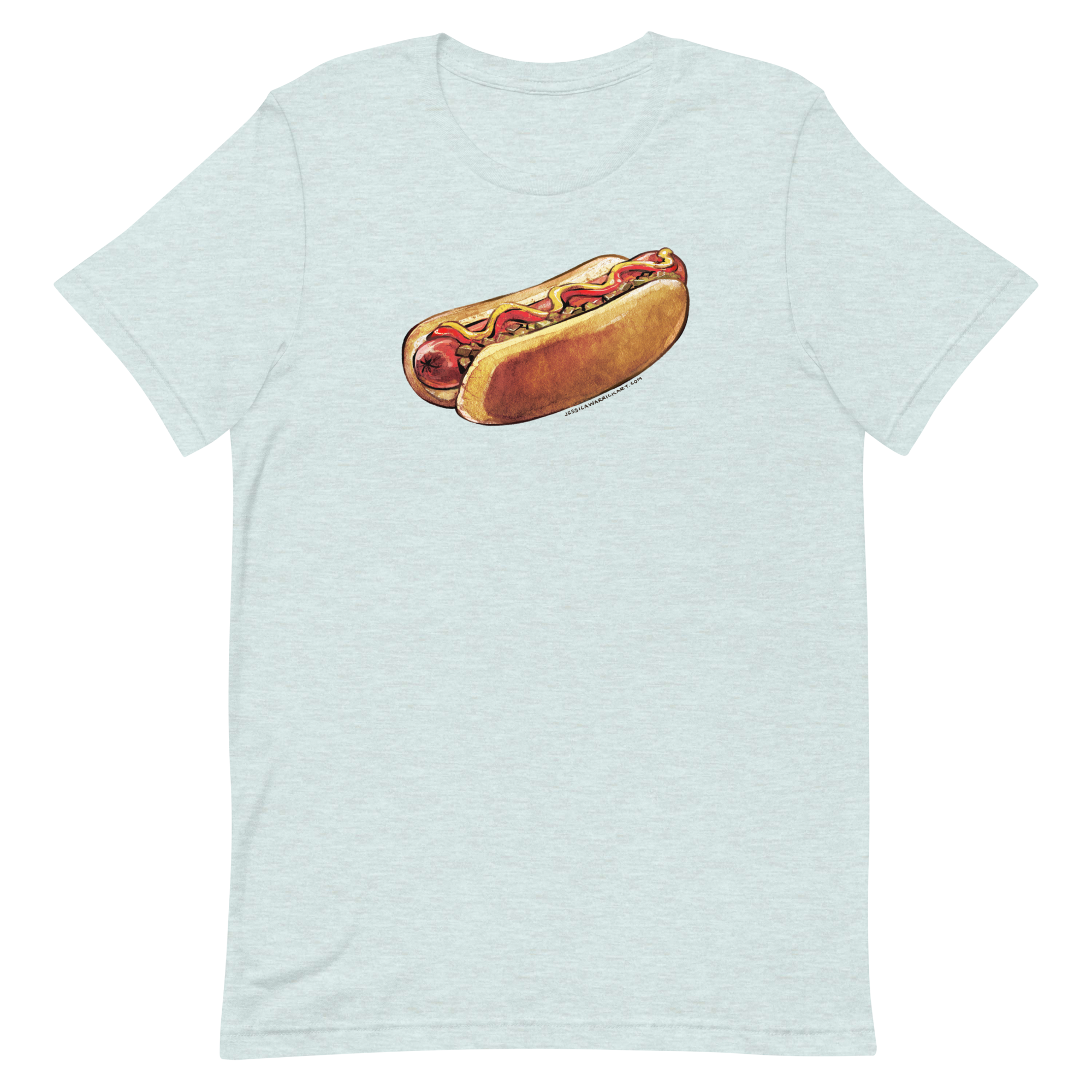 【ANGLAN】25SS★ [AG] Hotdog Graphic Ringer Half Tee God-dang Hot Dog Men's T-Shirt | Taylor Ramone's Artist Shop