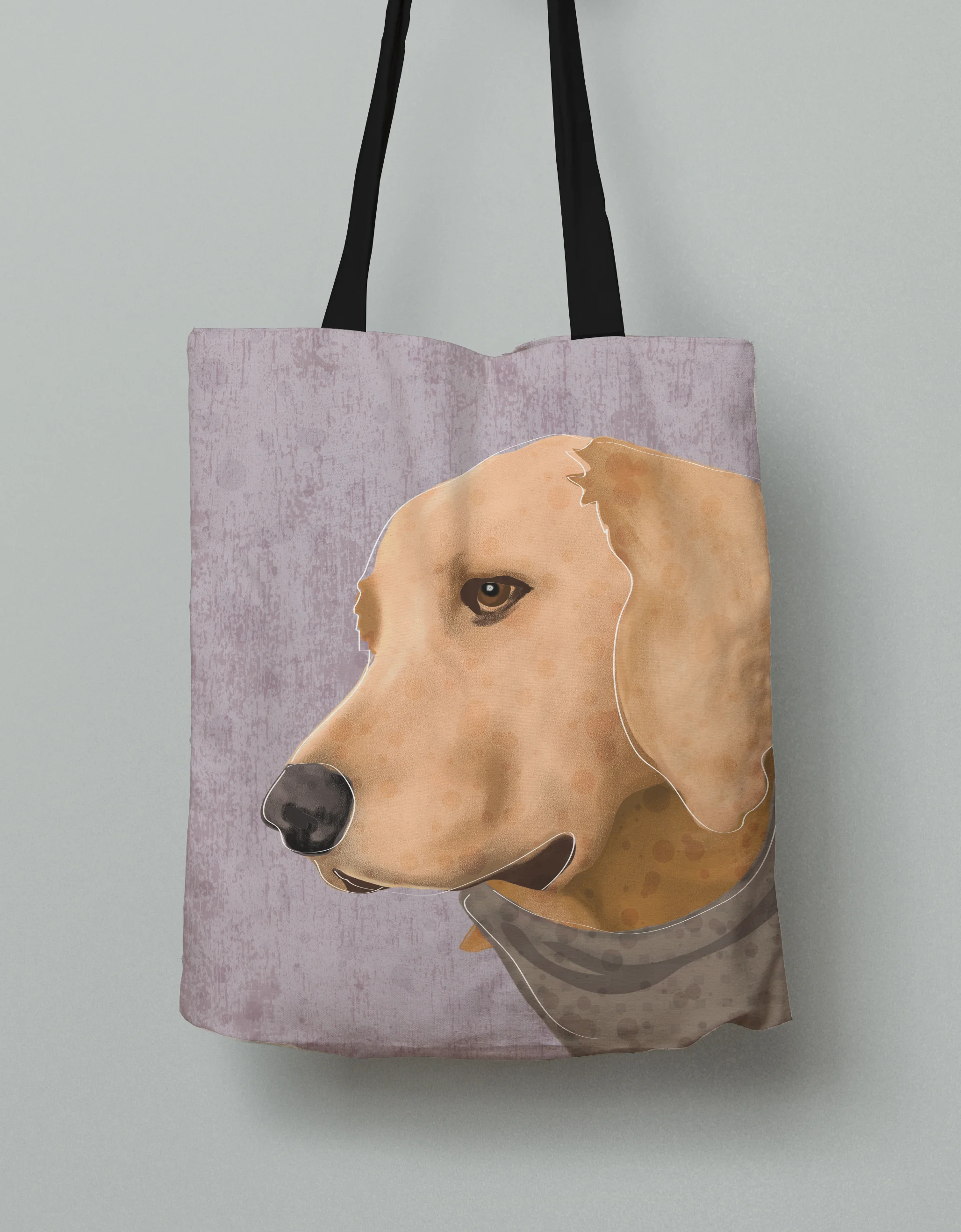 golden retriever tote bag