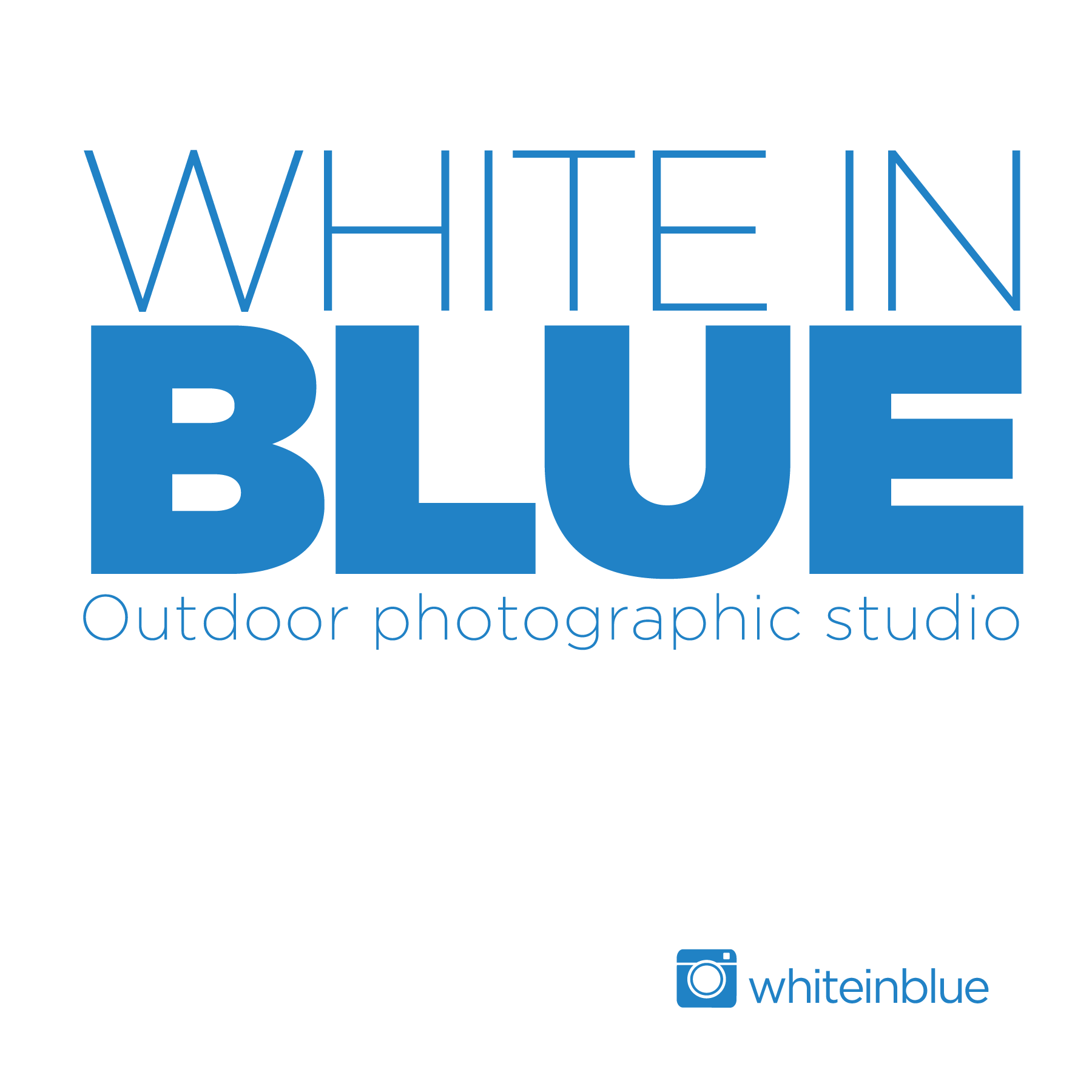 blue and white