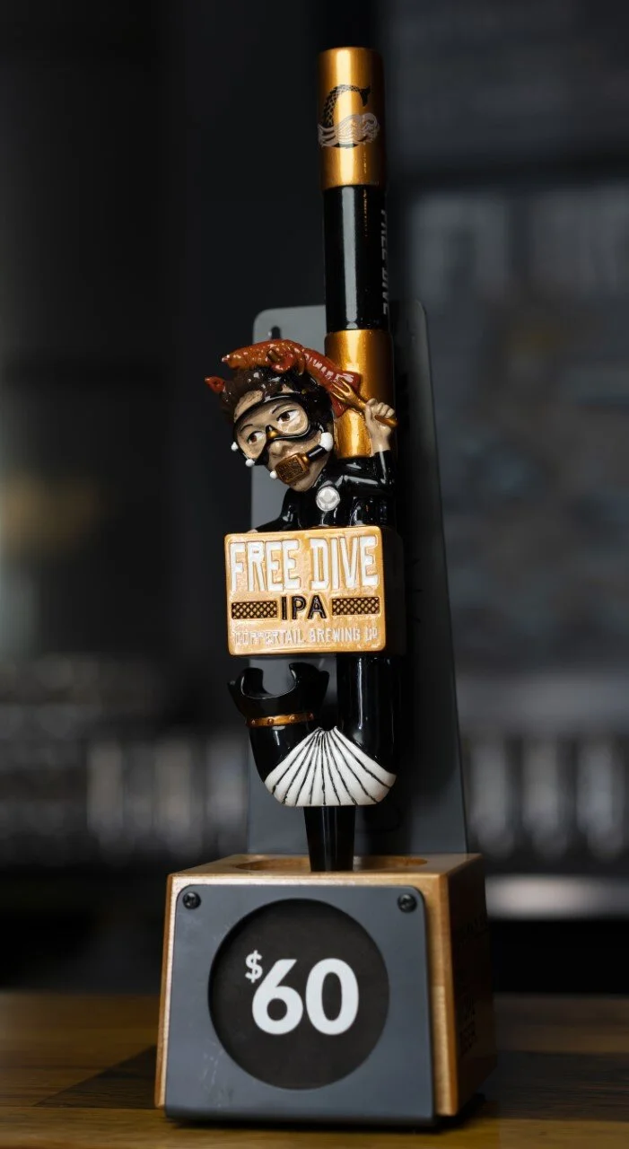 Free Dive Ipa Tap Handle Coppertail Brewing Co