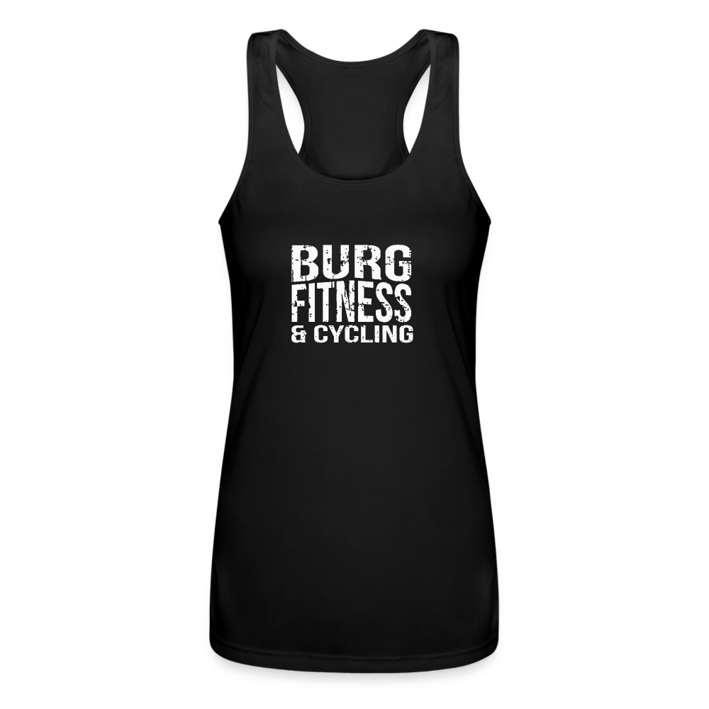 Women s Performance Racerback Tank Top BurgFitness