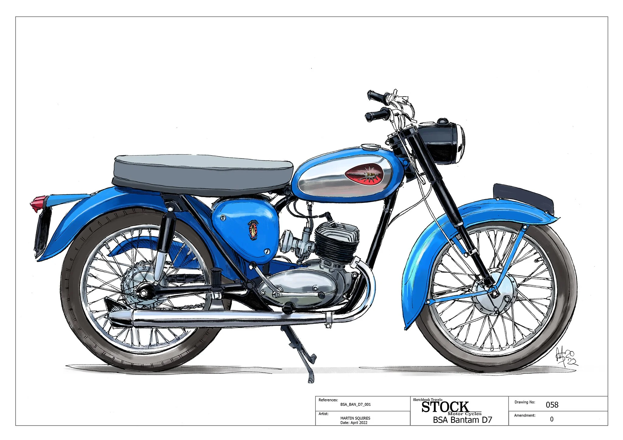 Bsa cheap bantam d7