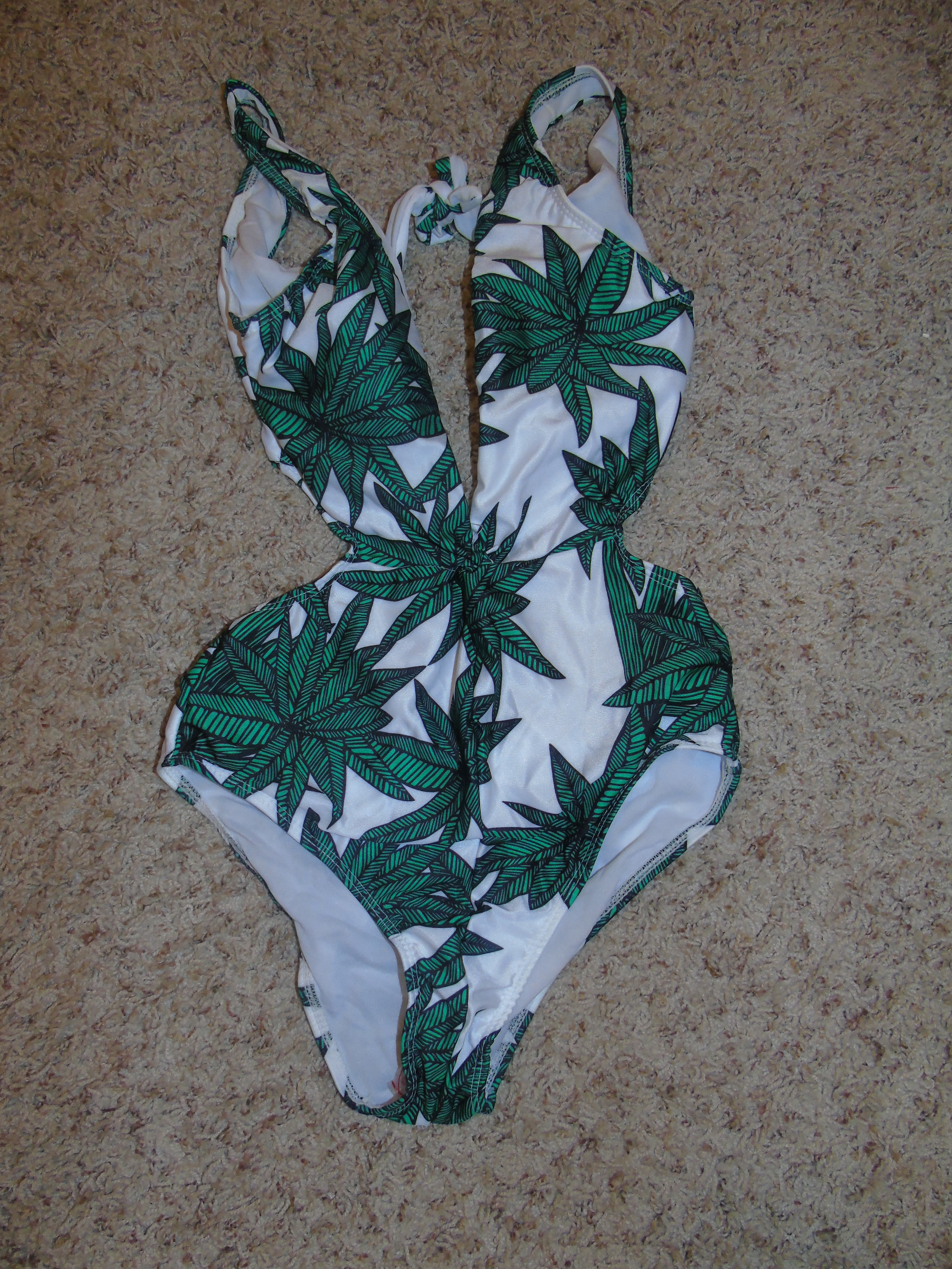 palm tree bathing suit
