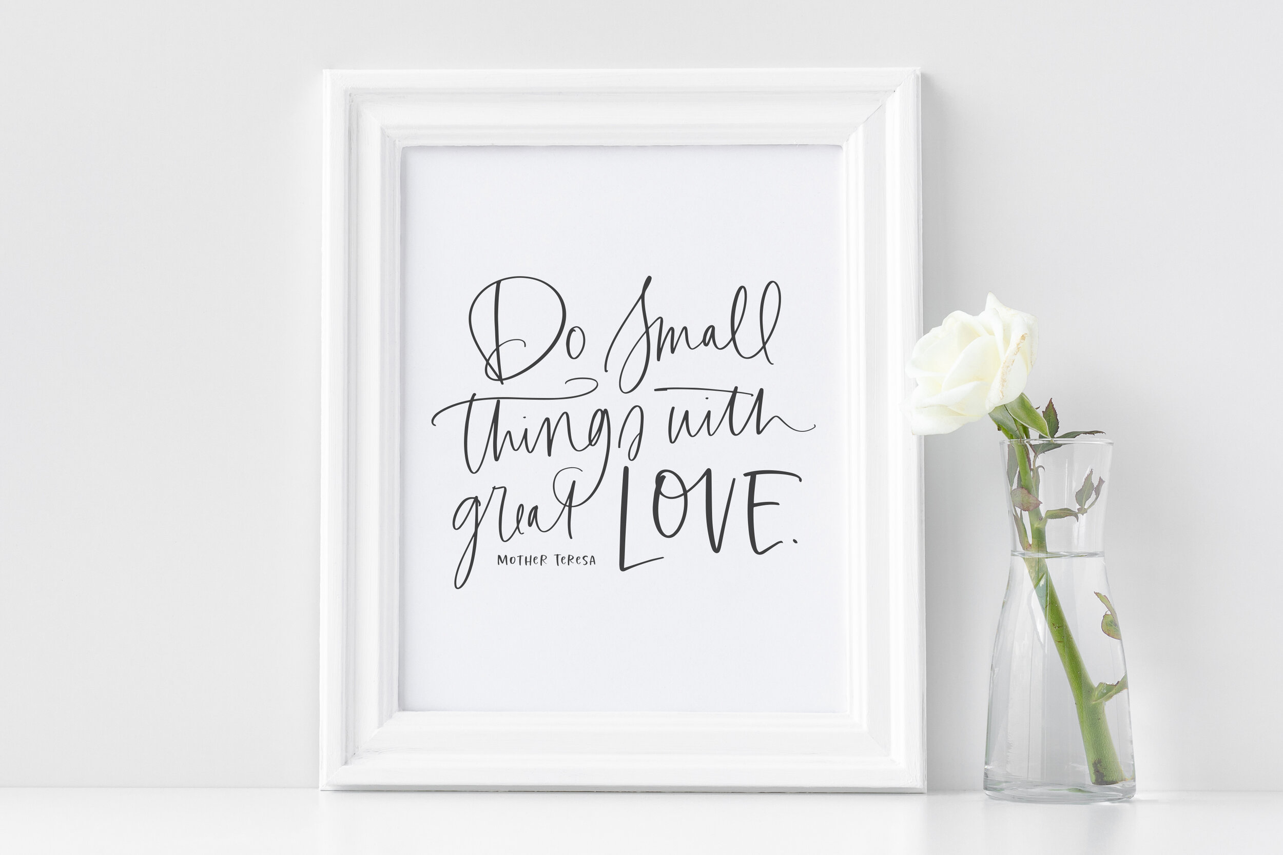 Do Small Things With Great Love Printable Svg Callie Hegstrom Co