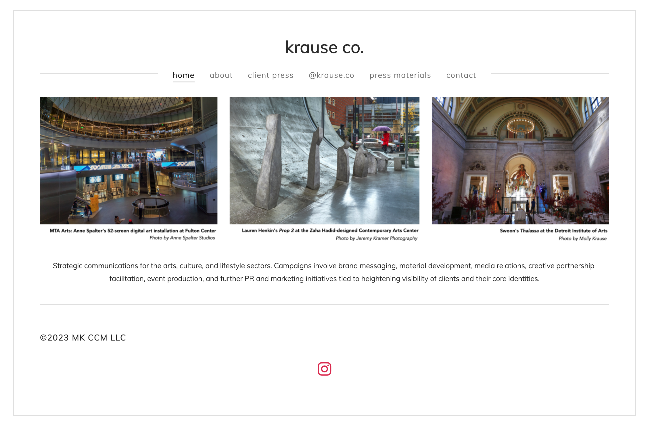 New York art PR — krause photo