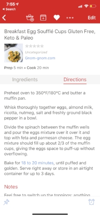 对于含蛋的东西,这是一个稍微有些幻想的食谱。顺便说一下,Paprika是食谱计划的杀手级应用。