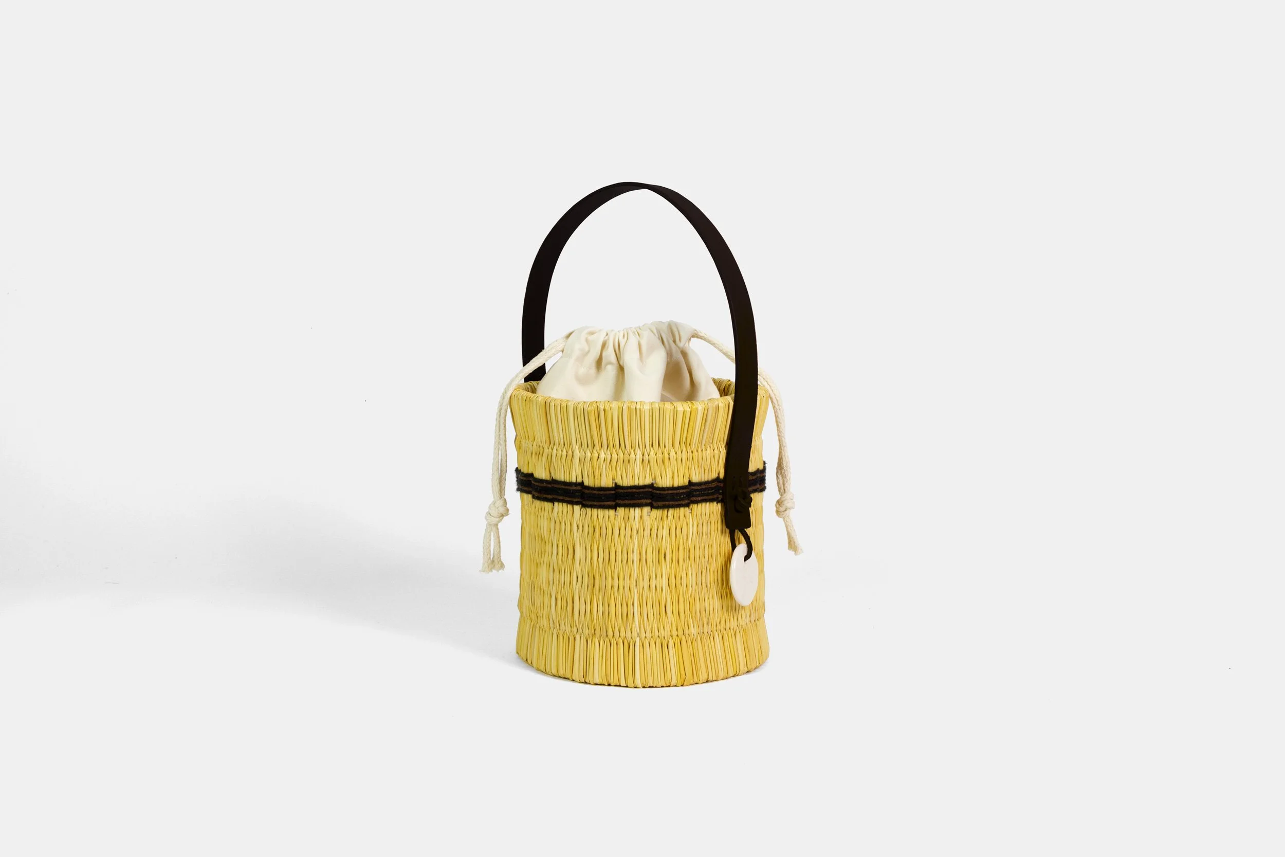 TOINO ABEL — Campo Bucket – Leather Bucket Bag with CAMPO Stripe