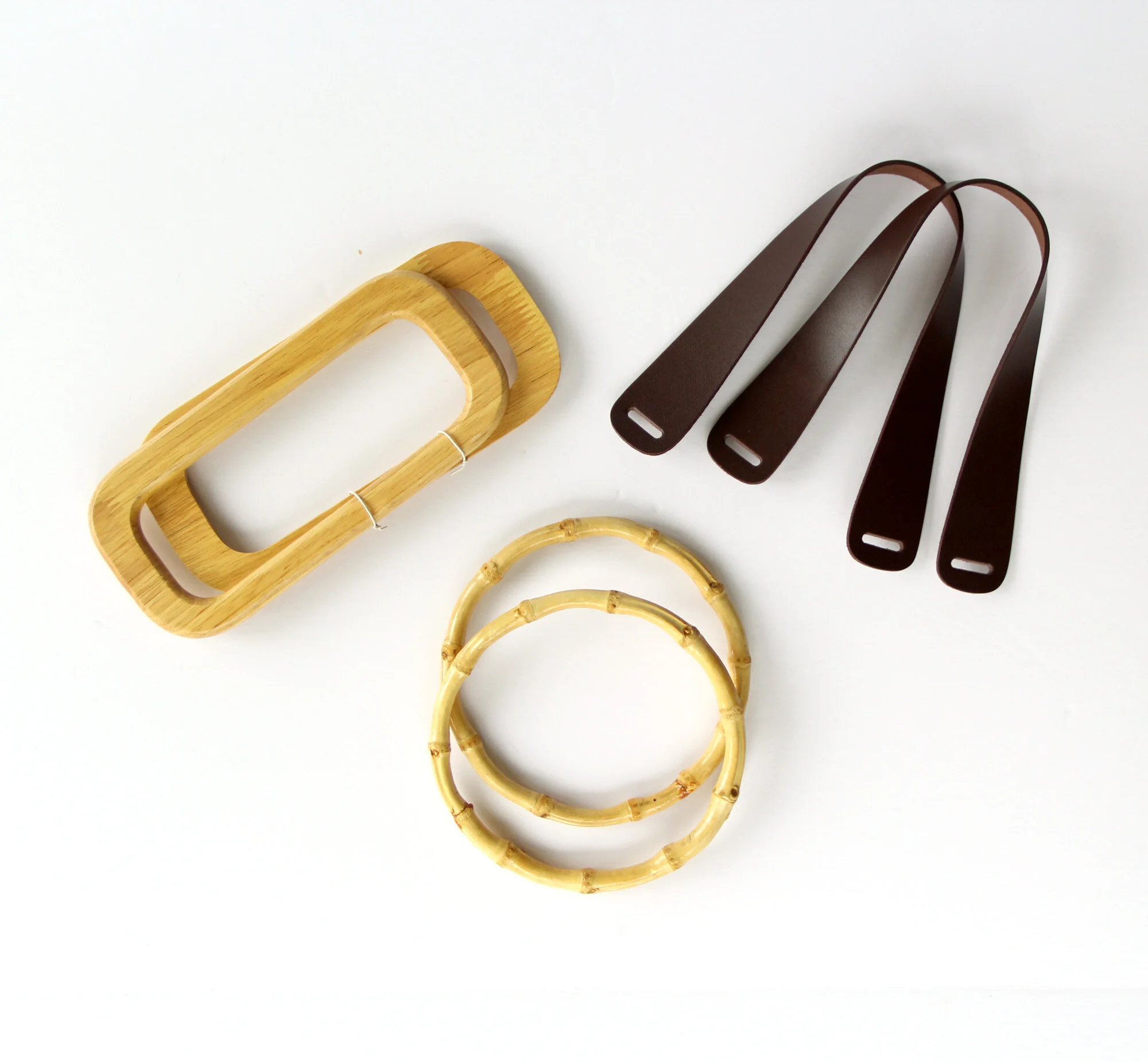 leather bag handles