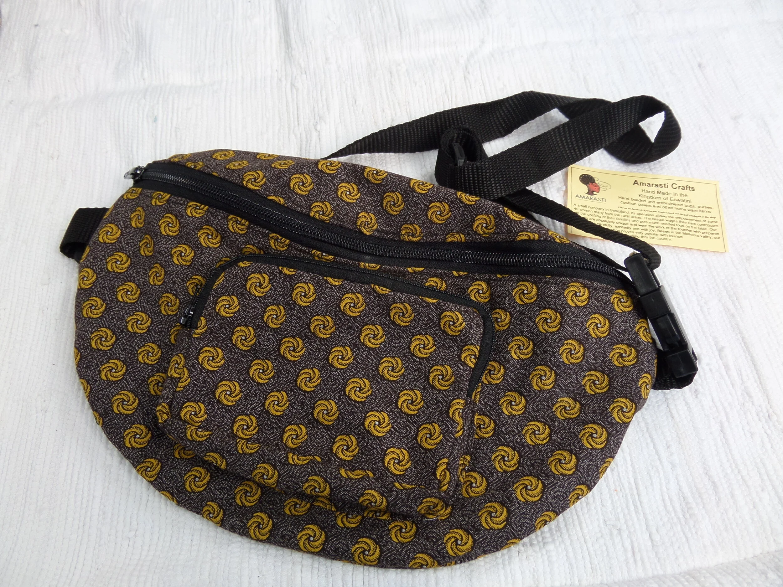 Beaded bum shop bag