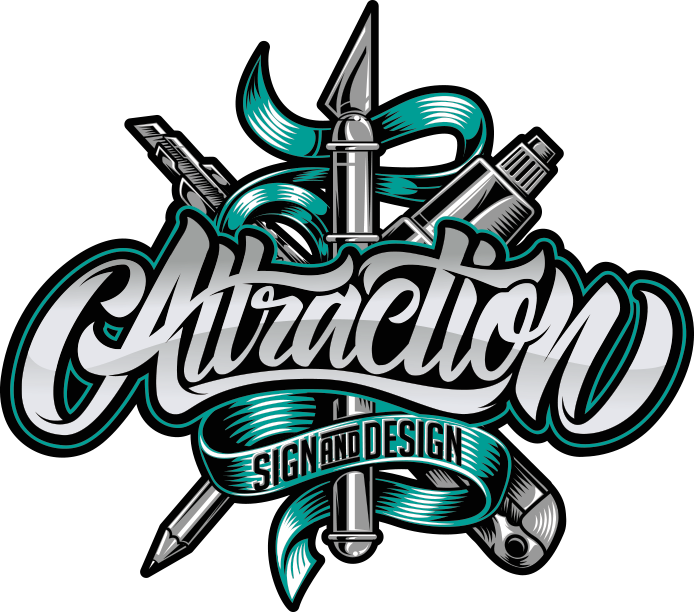 Attraction Sign and Design