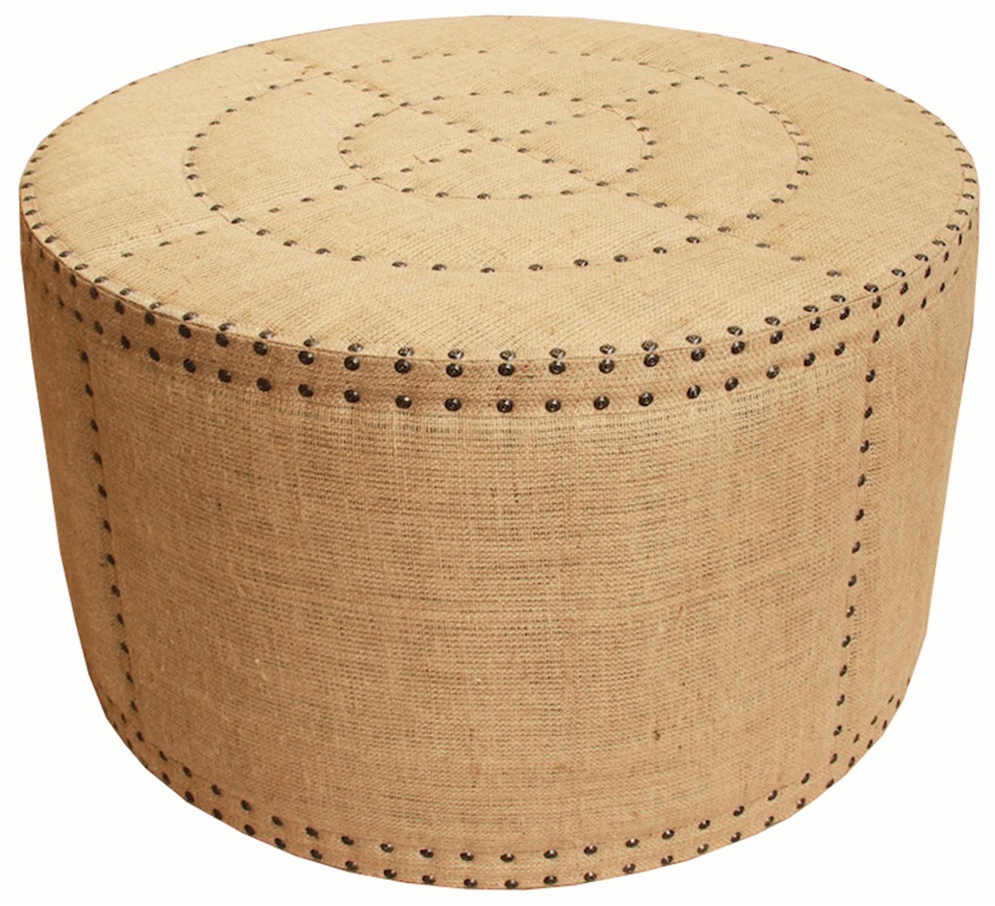 target round ottoman