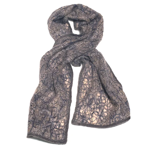 embroidery on scarf