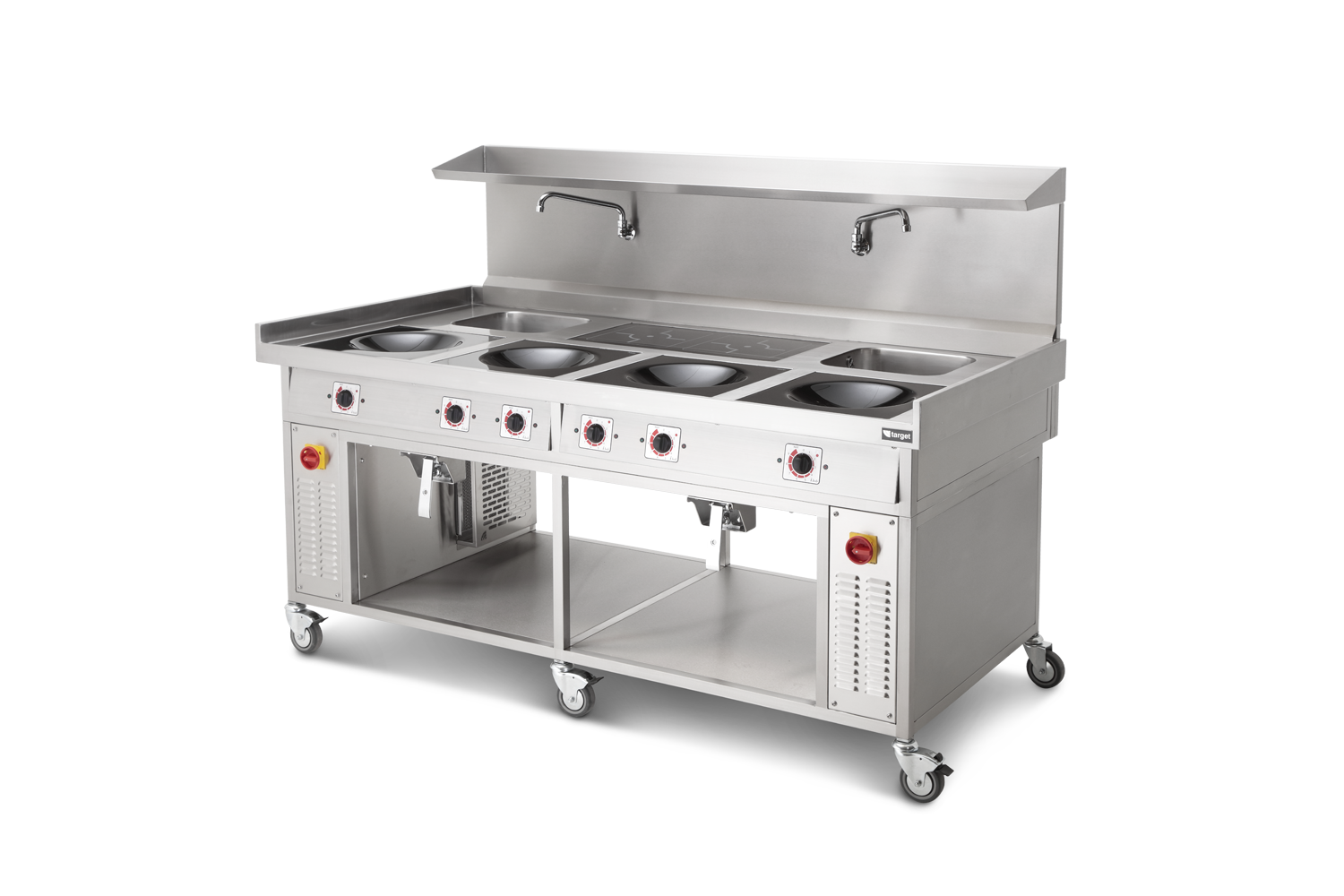 Target Commercial Induction Ranges Standard | Target Induction Wok Range  T8-4 Zone | Target Commercial Induction