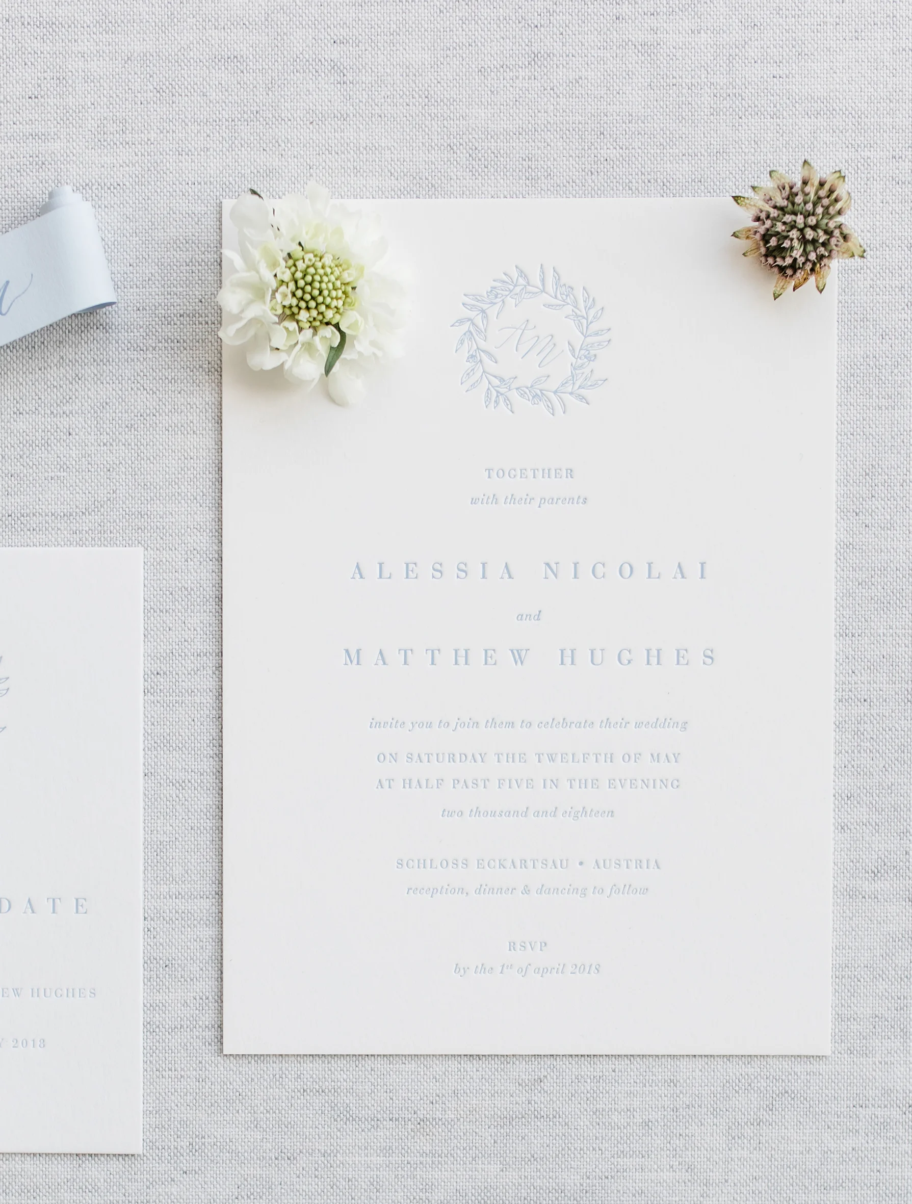 Heritage Invitation Set Carissimo Letterpress