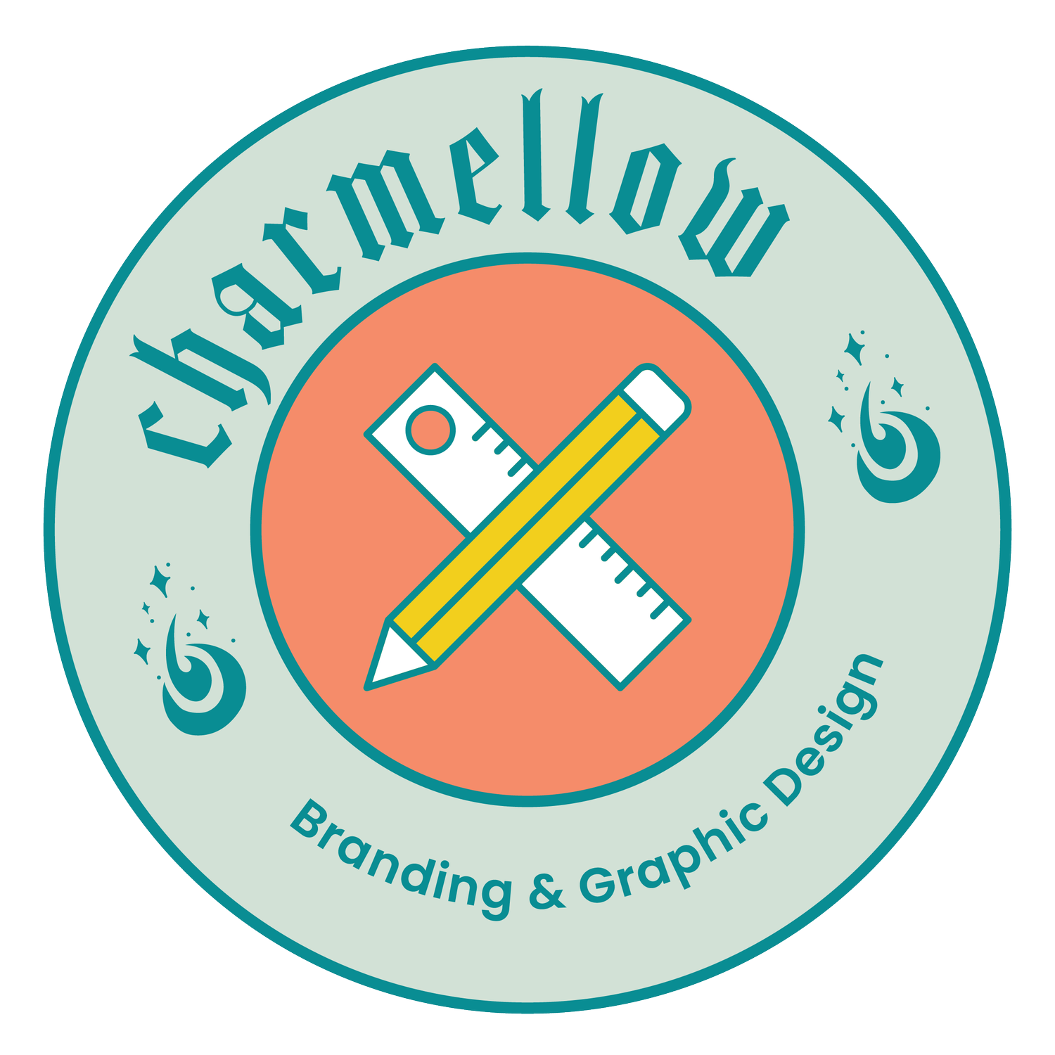 charmellow: branding & graphic design