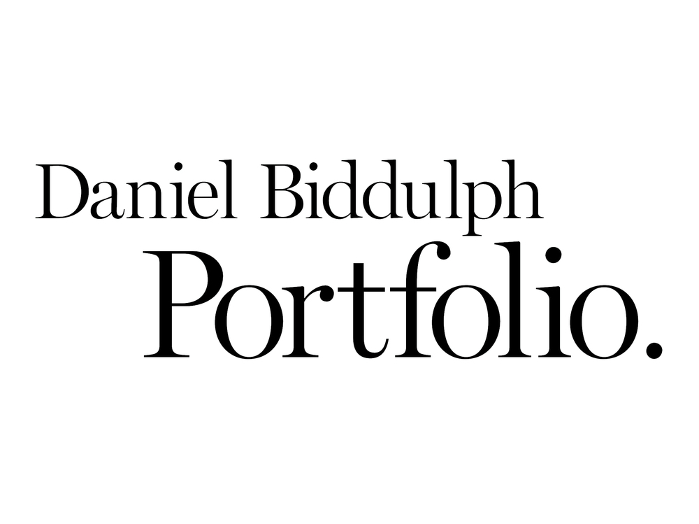 Daniel Biddulph Portfolio