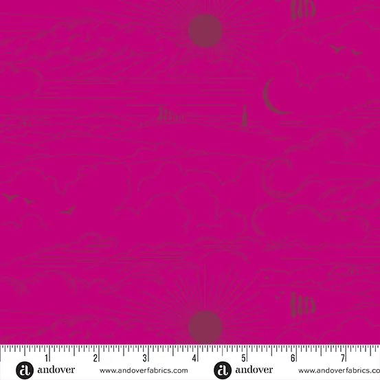 Soliloquy Dwell Pomegranate - Alison Glass - PER QUARTER METRE Soliloquy Dwell Pomegranate - Alison Glass - PER QUARTER METRE
