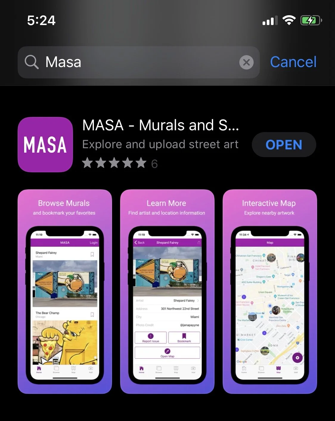 在App Store找到Masa。