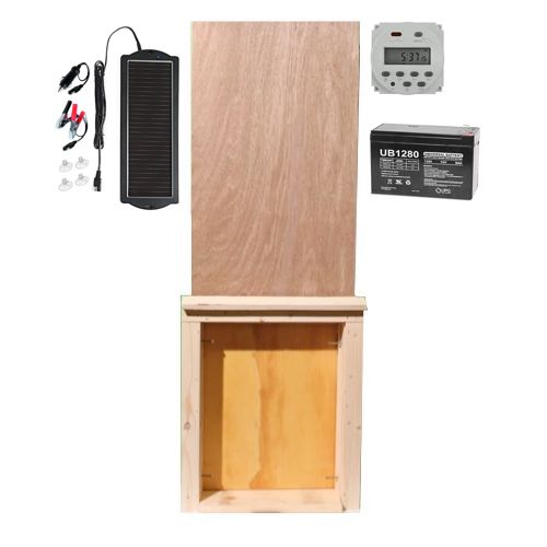 Deluxe Model Solar Timer Operated Automatic Chicken Coop Door
