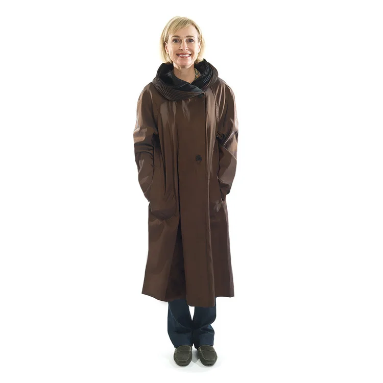 shopping raincoat