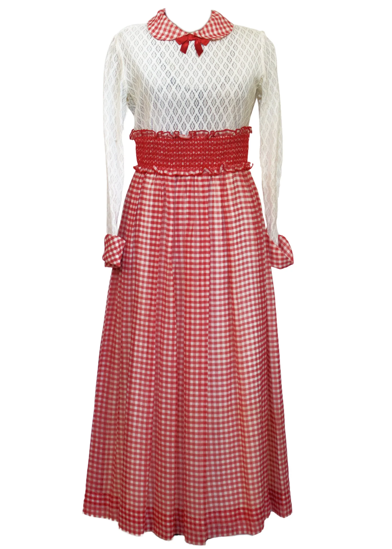 vintage gingham dress