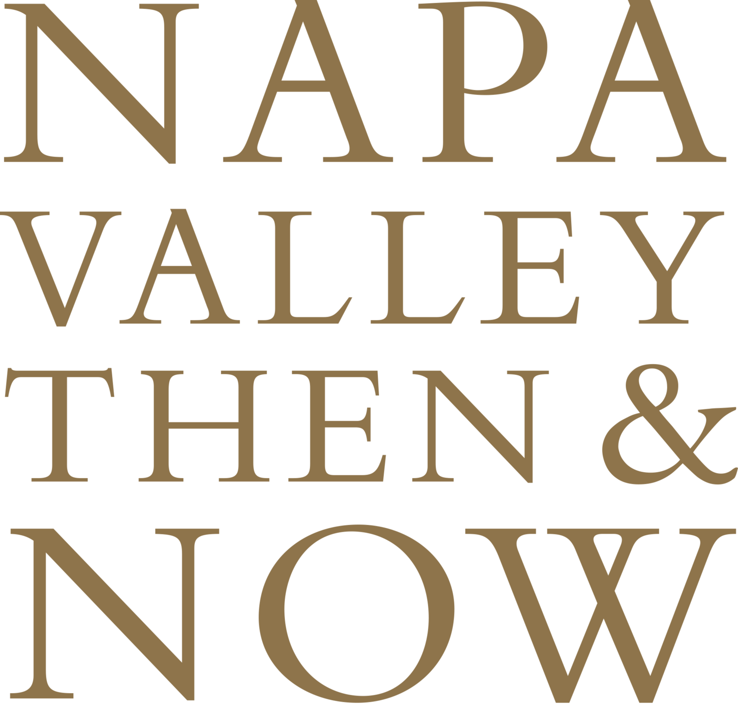 NAPA VALLEY THEN & NOW