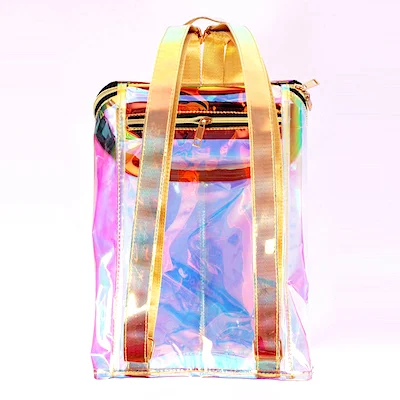 Hologram Bag Pink Plastic