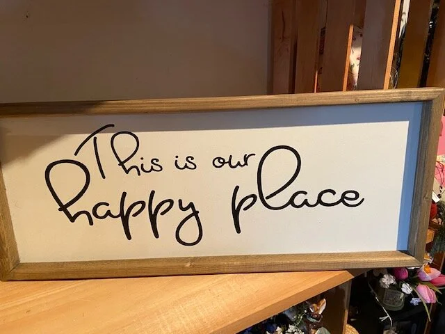 Wooden Sign - Happy Place Wooden Sign - Happy Place
