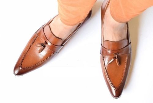 men's formal shoes tan colour