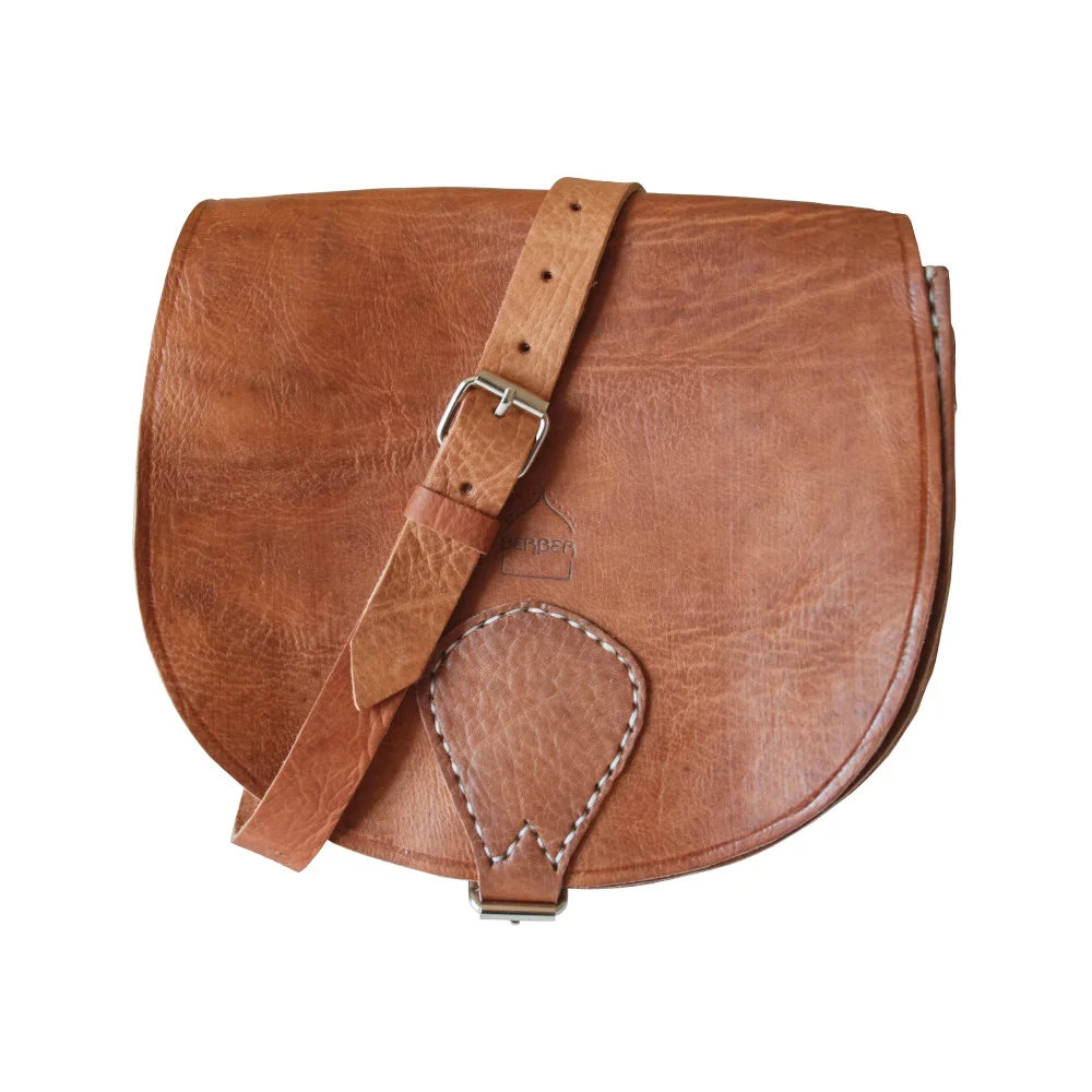 leather saddle bag