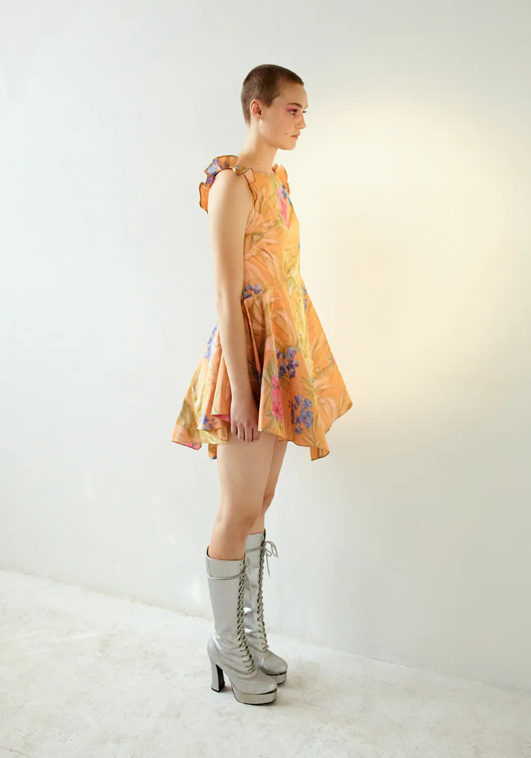 periwinkle skater dress