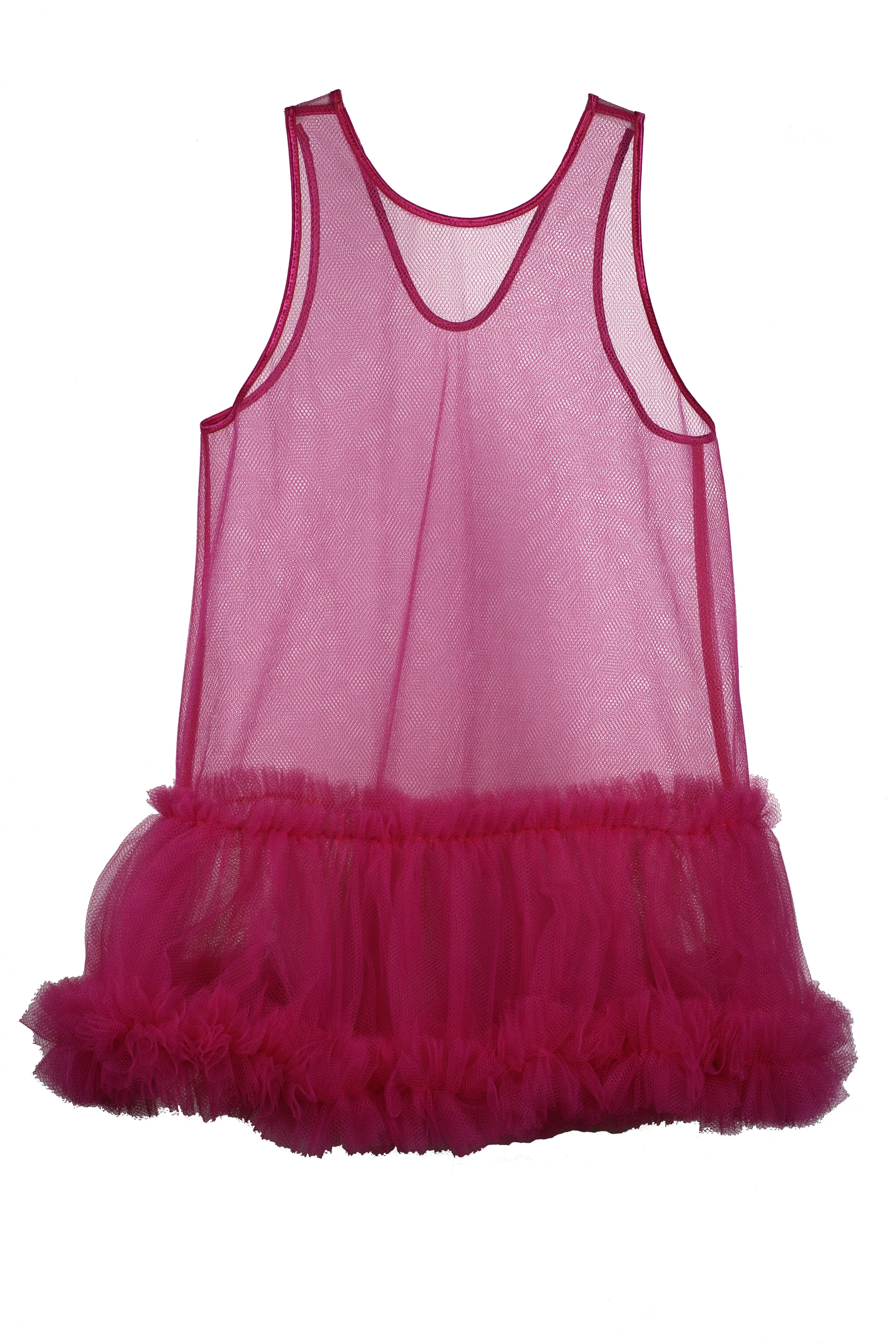 tulle slip dress