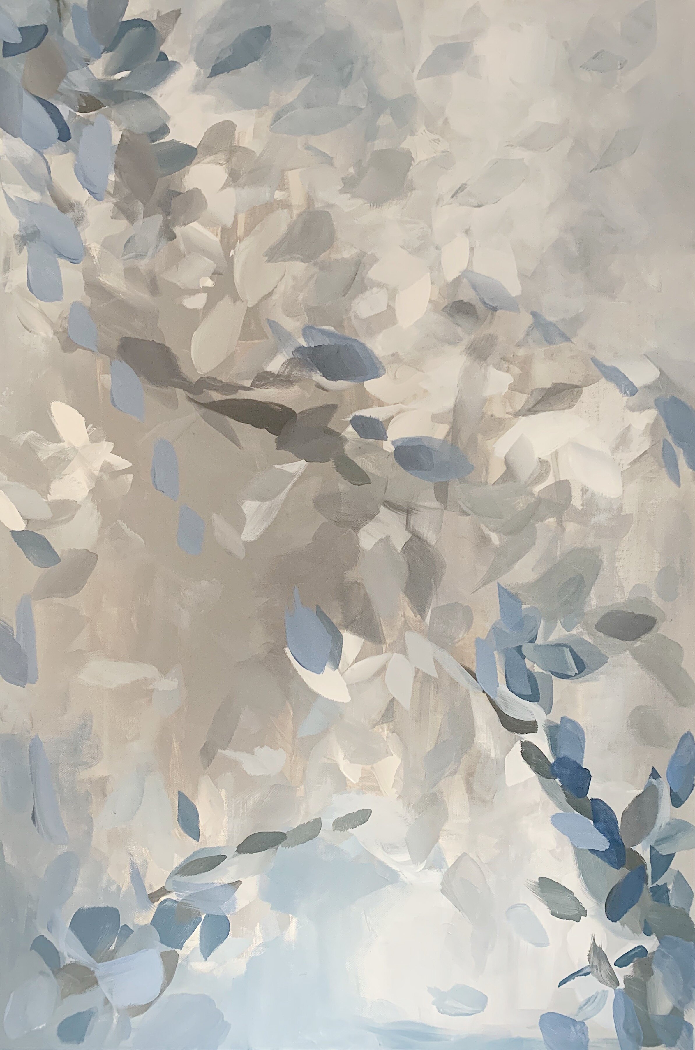 Windswept 1 24x36 Original Acrylic On Canvas Art By Megan
