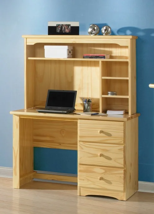 Platform Bedsolid Wood 3 Drawer Desk Hutchbunk Hutchmattresssolid Hutchmemory Foamsolid