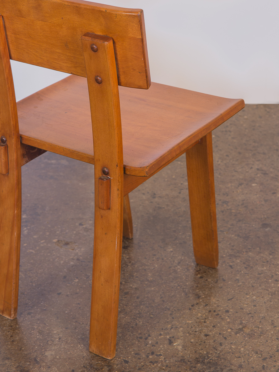1935 Russel Wright American Modern Side Chair Oam
