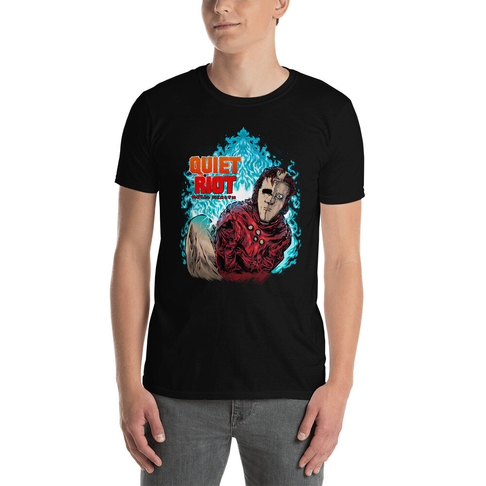 OFFICIAL QUIET RIOT METAL HEALTH Anime design Short-Sleeve Unisex T-Shirt — QUIET  RIOT: Well Now You're Here, There's No Way Back