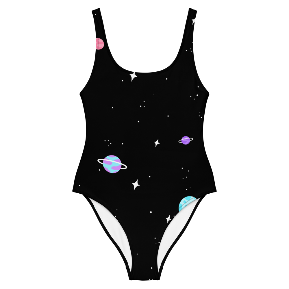 Galaxy swimsuit one piece outlet