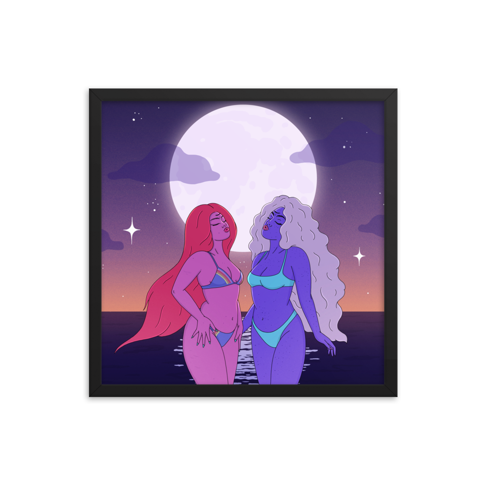 beach moon print by robin eisenberg — Robin Eisenberg