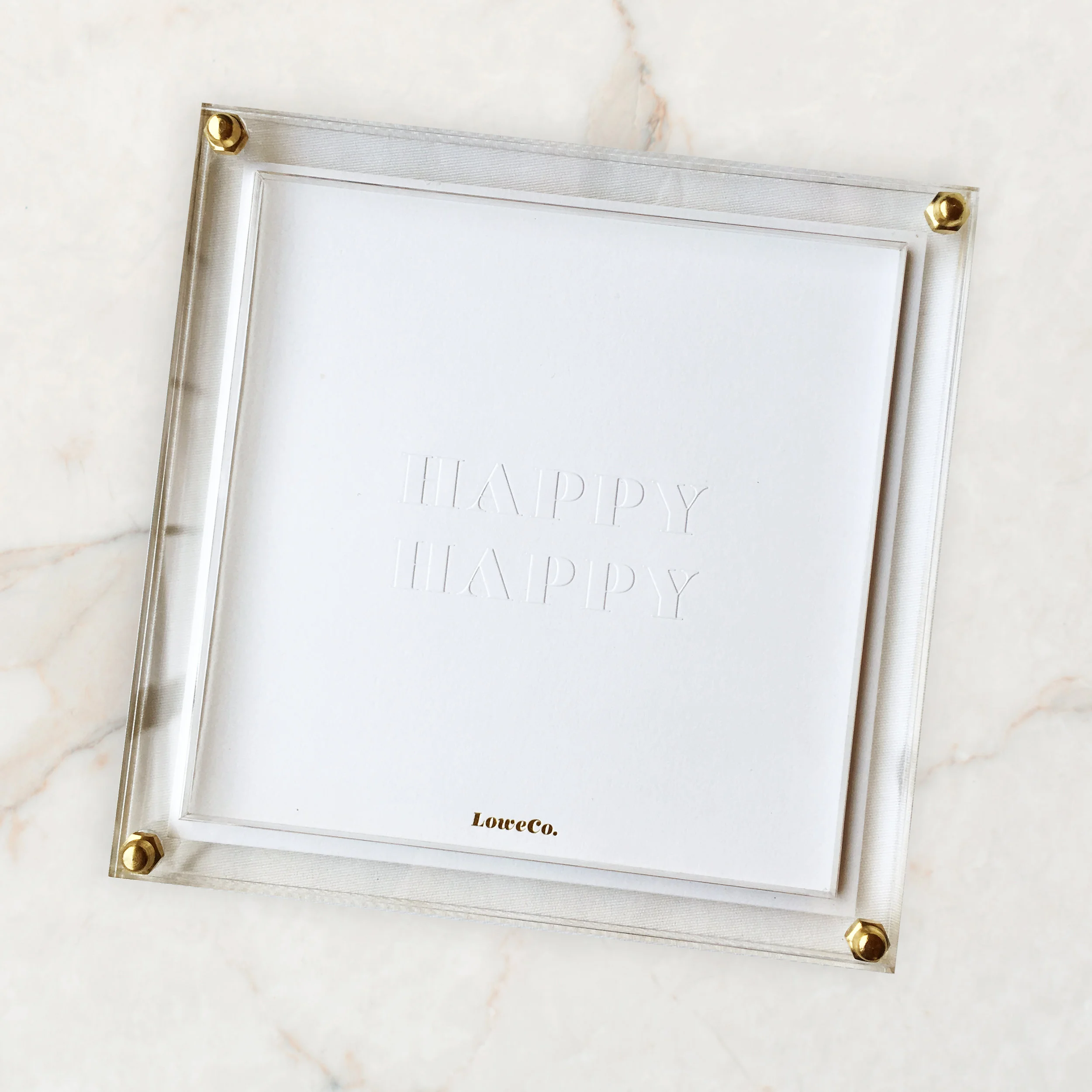 acrylic photo frame