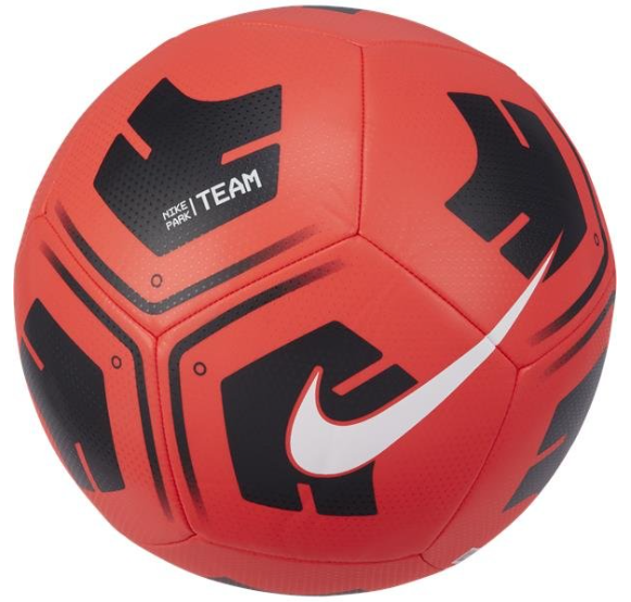 red nike soccer ball