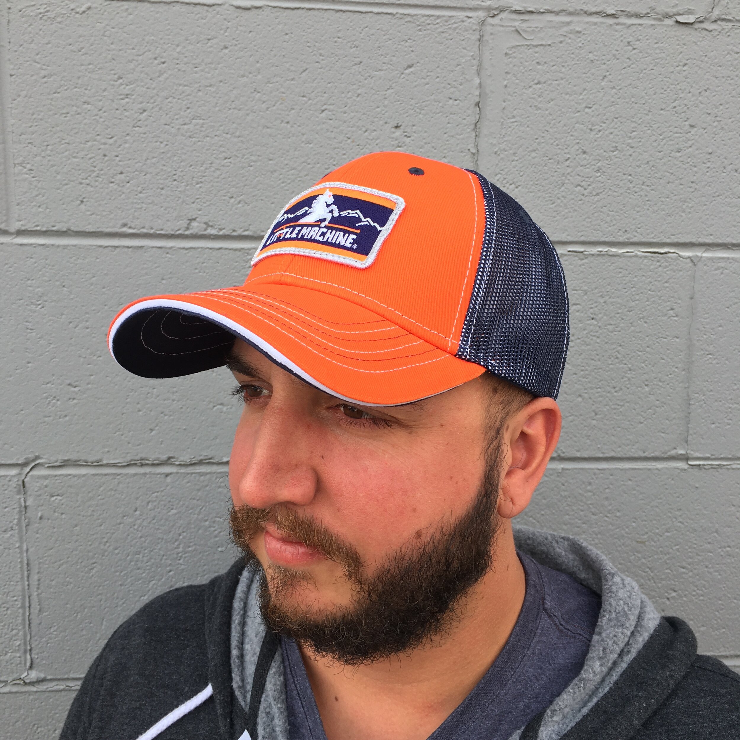 orange broncos hat