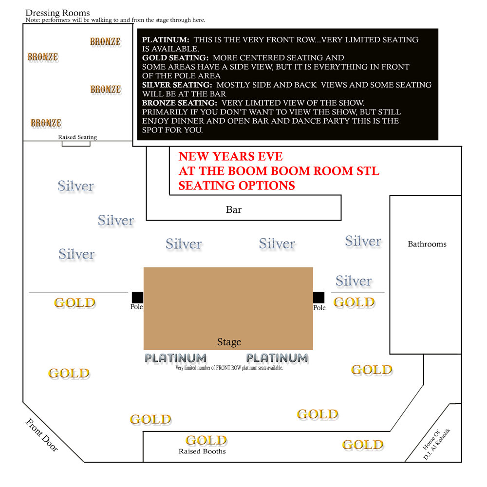 The Ready Room St Louis Seating Chart