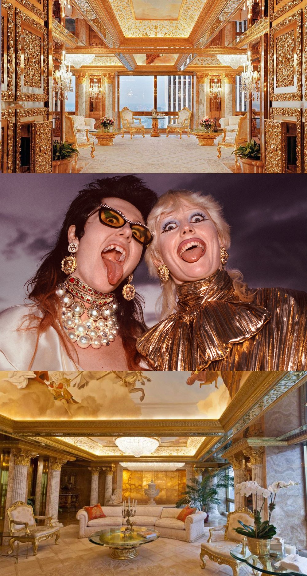Donald Trump's lying nature defines his design tastes, called 'Dictator Chic' wrote Peter York. Alessandro Michele, Gucci’s creative director, and Andrew Bolton of the Met’s Costume Exhibit launch a new exhibit at the May 6 Met Gala devoted to ‘camp’ and its place in fashion, design, culture and even politics.