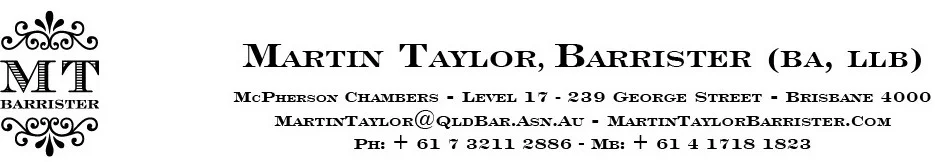 Martin Taylor Barrister