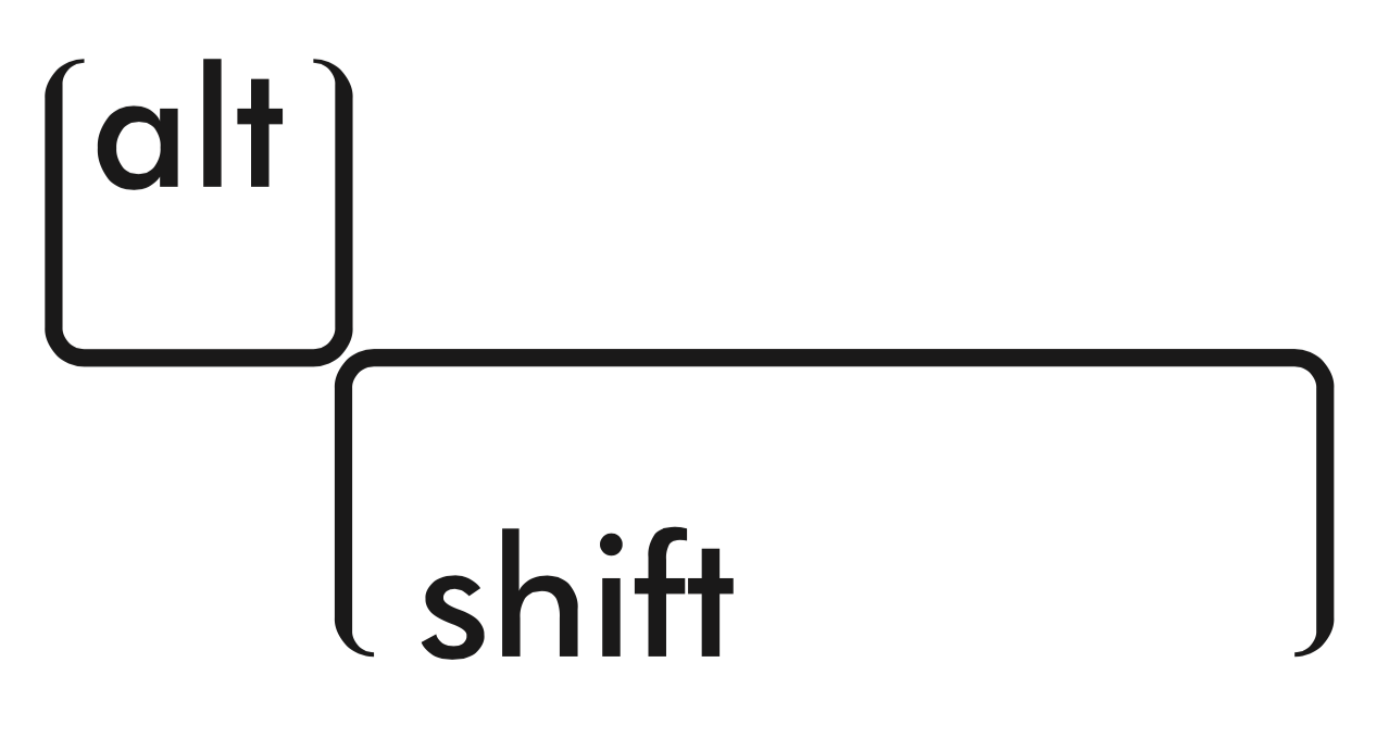 Alt+Shift