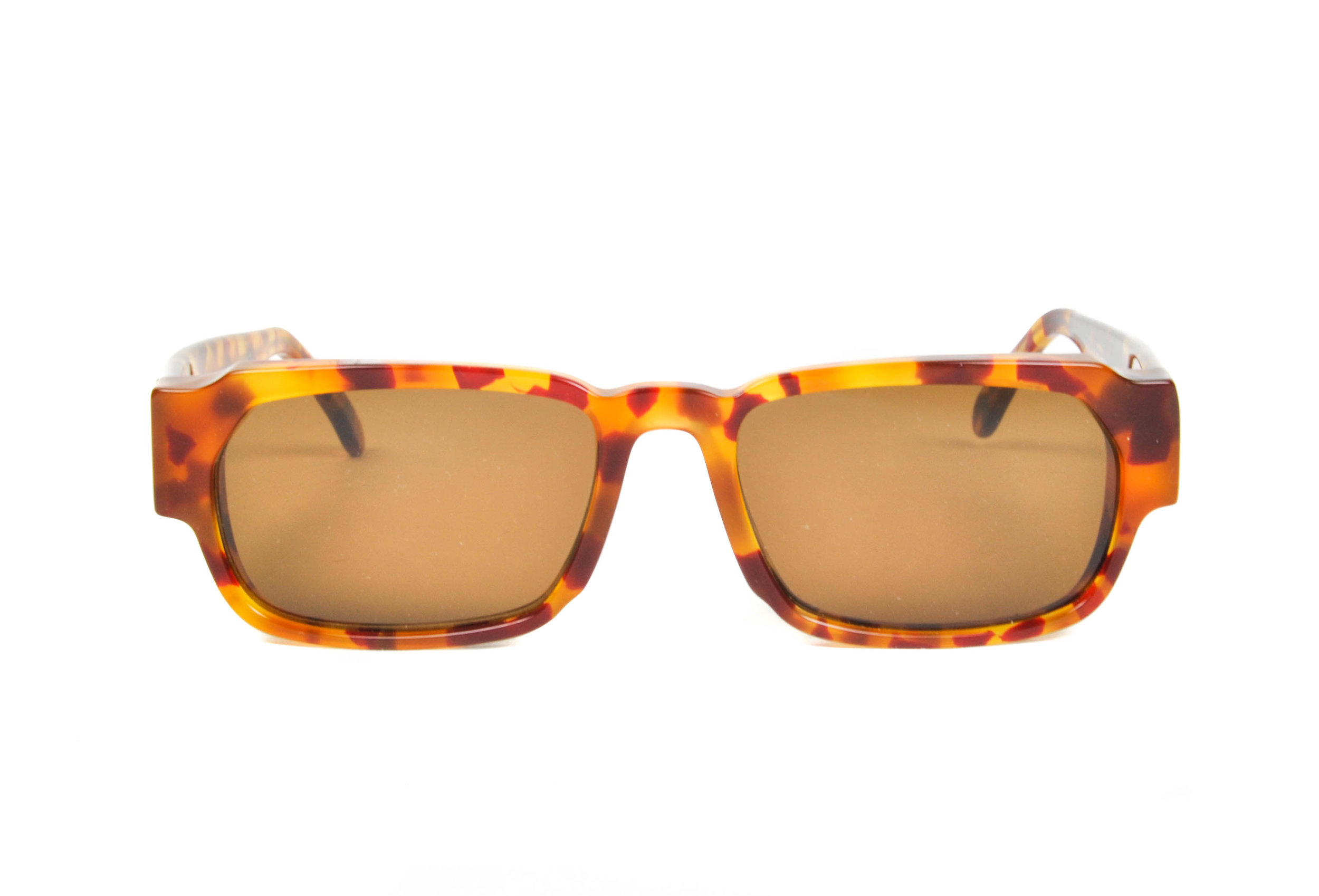 New Mens Club LA 9300 Rectangular Vintage Style Sunglasses Thick Temples Austria 