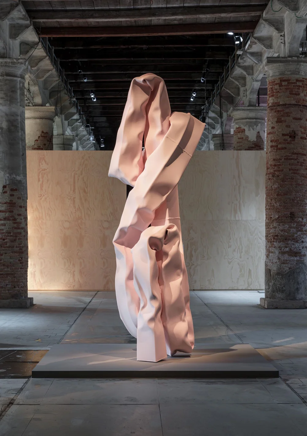 Carol Bove, Various works, 2017-2019 (Arsenale); Stainless steel, found steel and urethane paint. Photo by Maris Mezulis