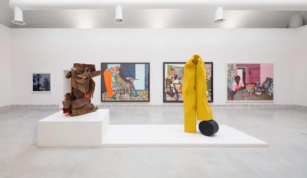 Carol Bove, Various works, 2018 (Giardini della Biennale); Stainless steel, found steel and urethane paint. Photo by Maris Mezulis