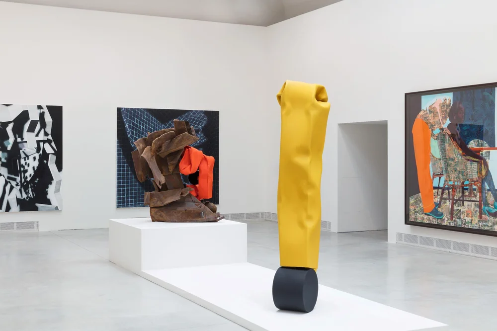 Carol Bove, Various works, 2018 (Giardini della Biennale); Stainless steel, found steel and urethane paint. Photo by Maris Mezulis