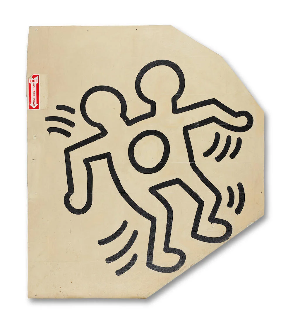 Keith Haring, Untitled (The Grace House Mural) (detail), ca. 1983–84. Est. $3 million–$5 million. Courtesy Bonhams